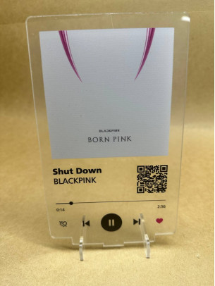 Фигурка Акриловая обложка альбома BLACKPINK BORN PINK 1